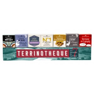 Terrinothèque, assortiment de terrines (7x65g)