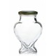 Pot en verre en forme de coeur (380ml)